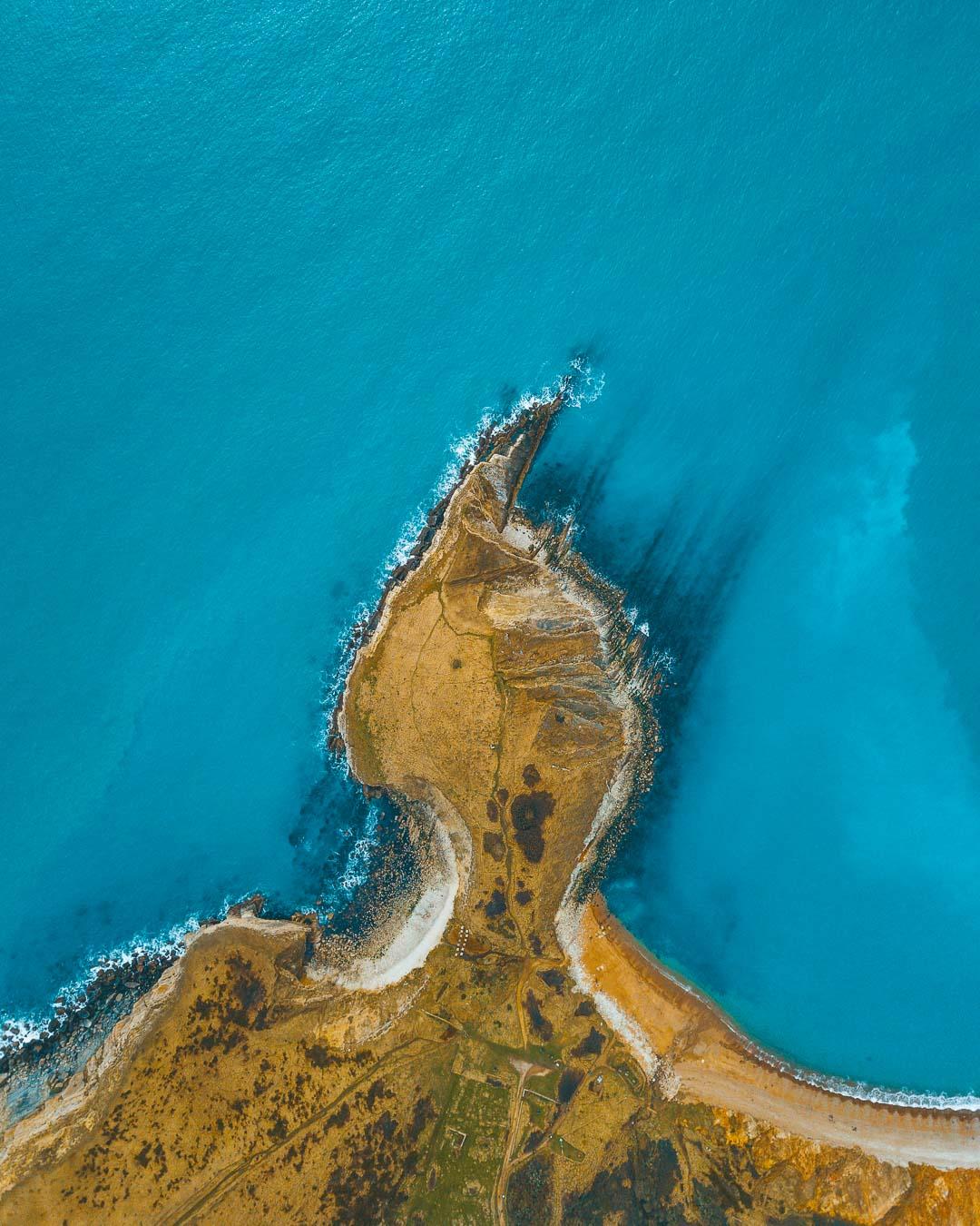 worbarrow bay from above