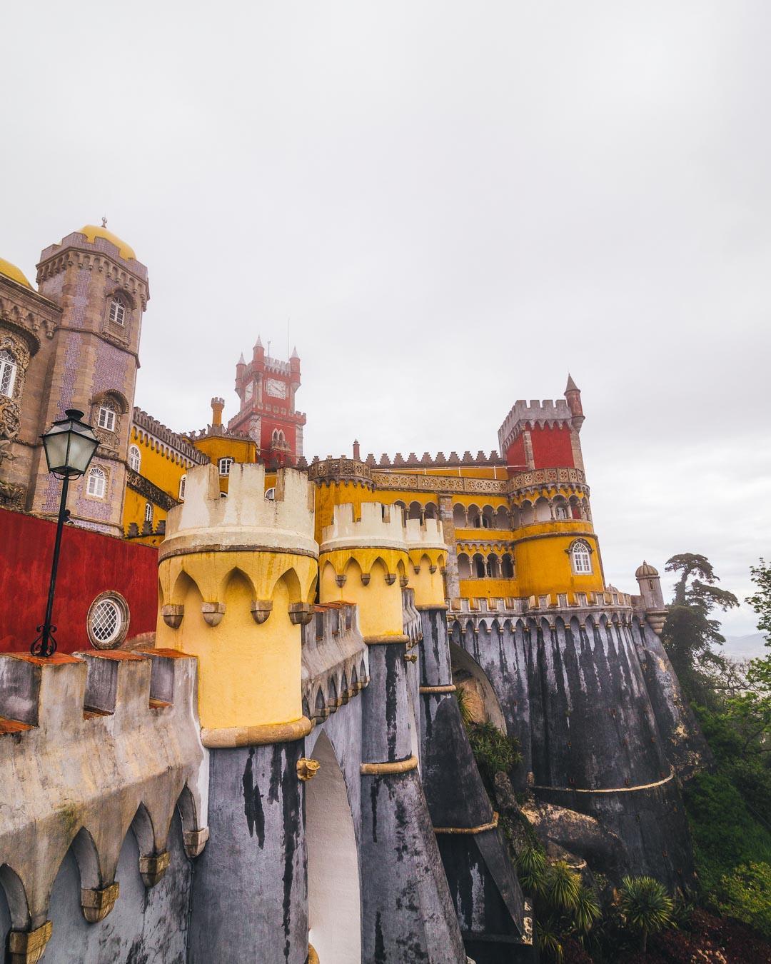 pena palace from the side