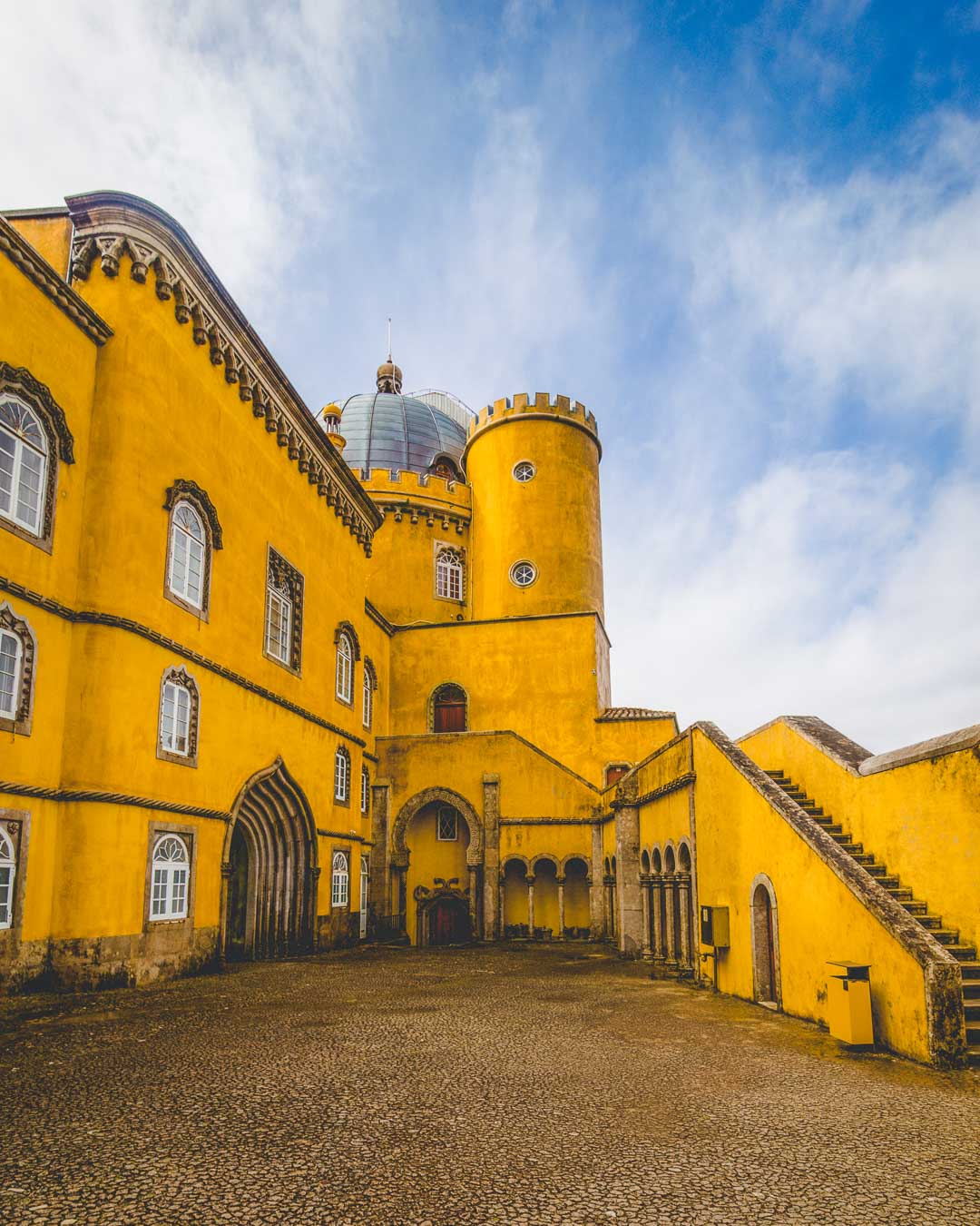 the new part of pena palace