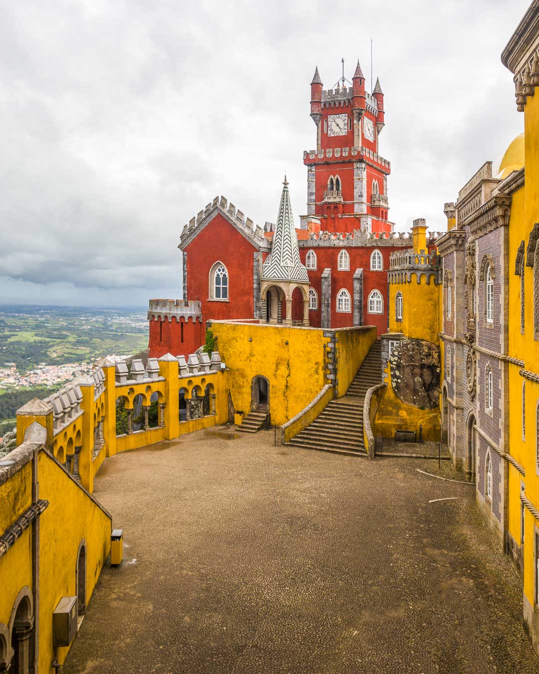 pena palace main place from above