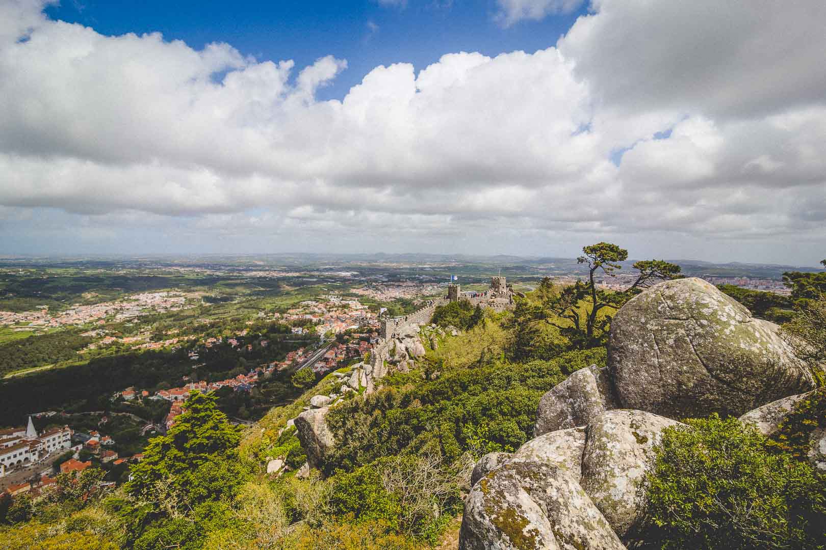 castle of the moors from the other side