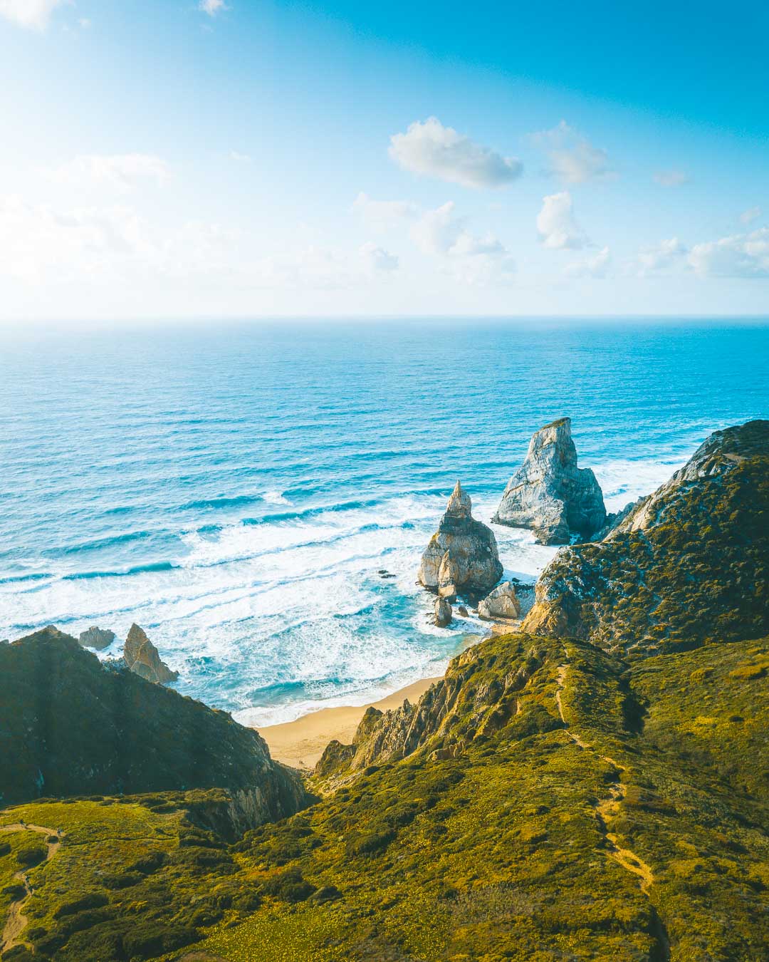 praia da ursa from above