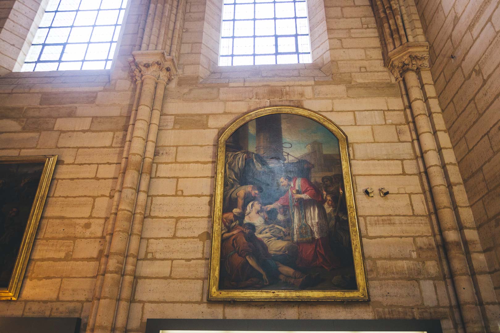 painting inside first floor