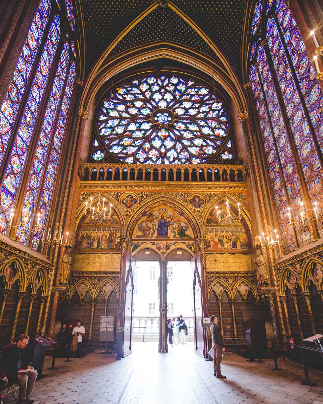 main rosace of sainte chapelle