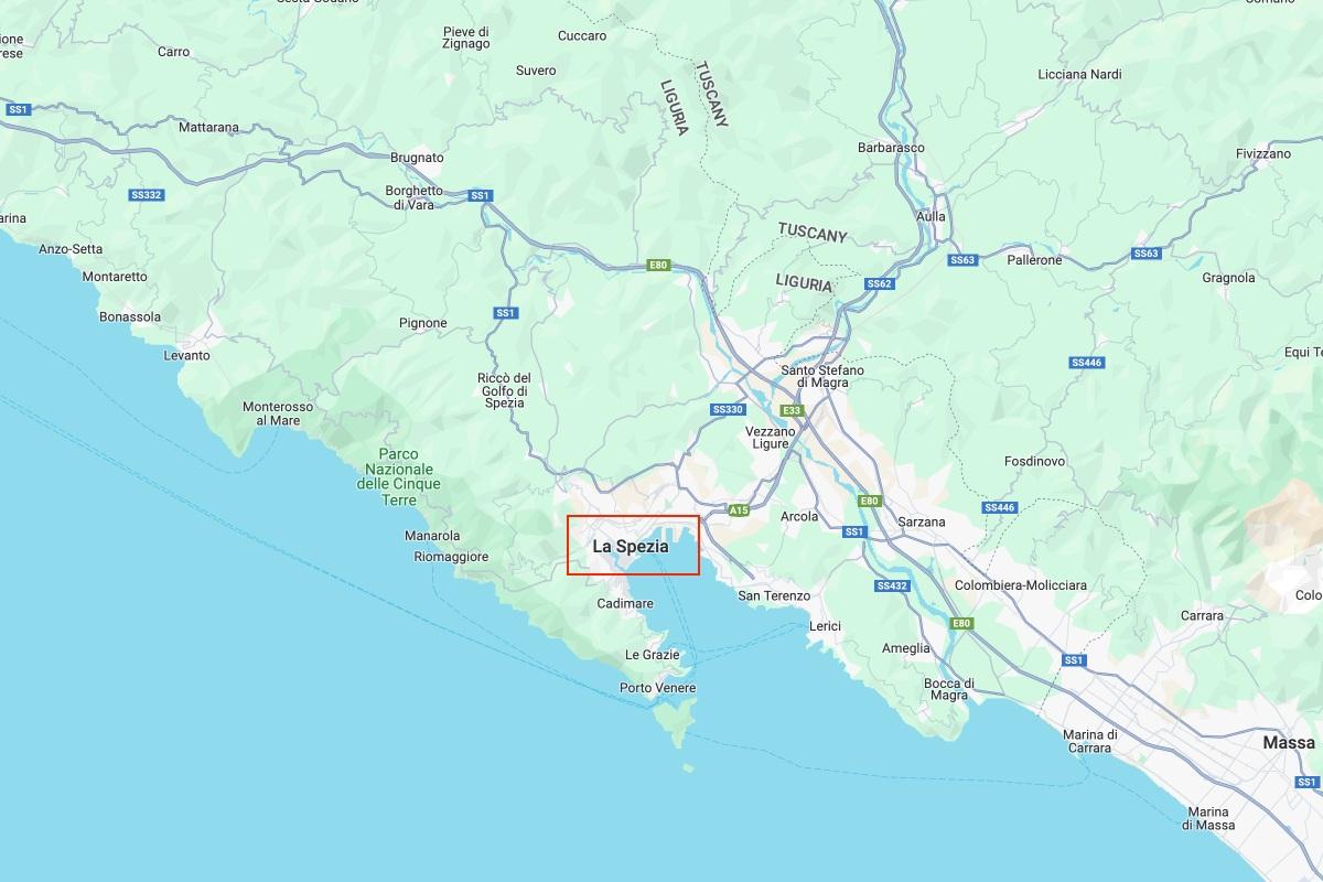 map of la spezia italy
