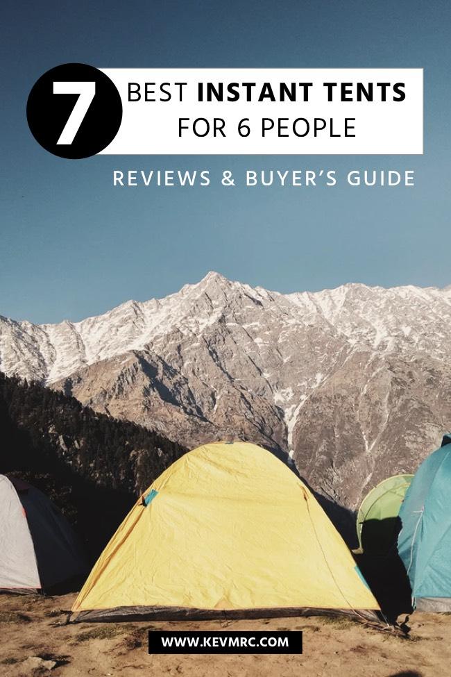 The BEST 6 Person Instant Tents. Looking for the best 6 person instant tent? Stop searching; this is the right guide for you! We’ll see the best 6 person instant tents & 6 man pop up tents available on the market today, with complete reviews. Best large tent | Best family tent | Best tent for camping | Best travel gear | Best tent for travel | Best tent for backpacking #tent #camping #travelgear