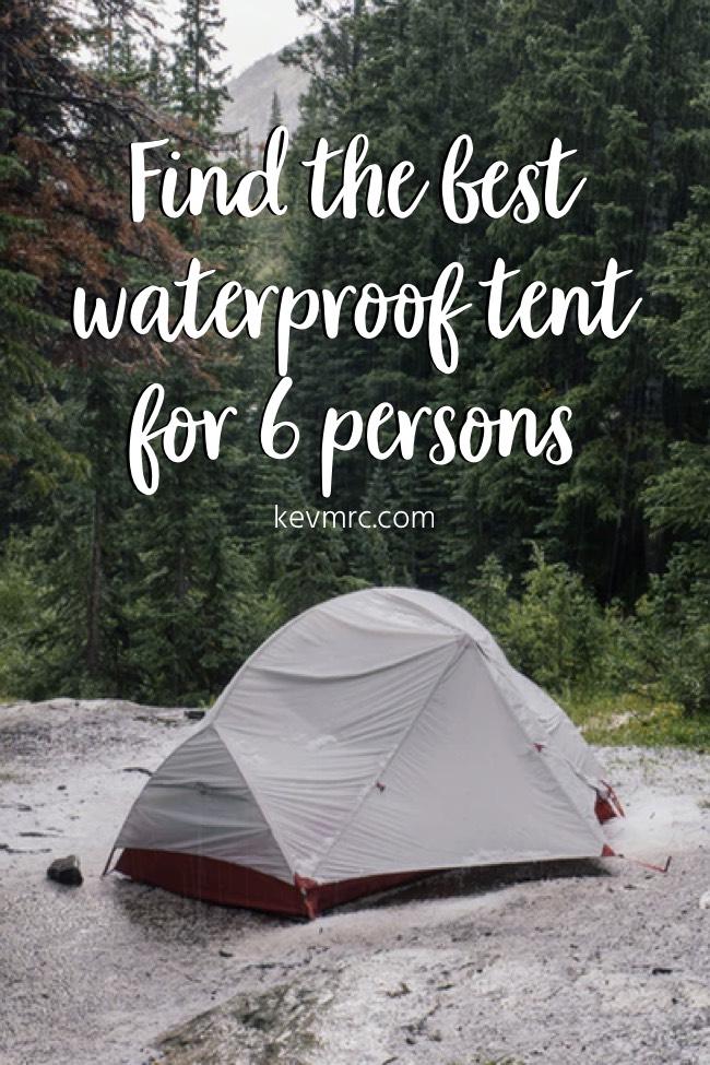 Best 6 Person Waterproof Tent in 2019. Looking for the best 6 person waterproof tent? Stop searching; this is the right guide for you! Find out the best waterproof tent available on the market today, with complete reviews. Best tent for rain | Best waterproof tent | Best tent for rainy day | Best tent for camping | Best backpacking tent #camping #travelgear