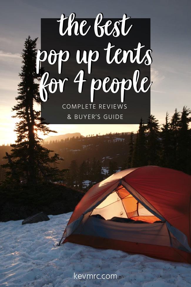 Looking for the best 4 person pop up tent? Or maybe the best instant tent? Stop searching; this is the right guide for you! We’ll see the best 4 person pop up tents with complete reviews to help you pick the perfect tent for you! backpacking tent | tent camping | best family tent camping | pop up tent #camping #tent #largetent #popuptent
