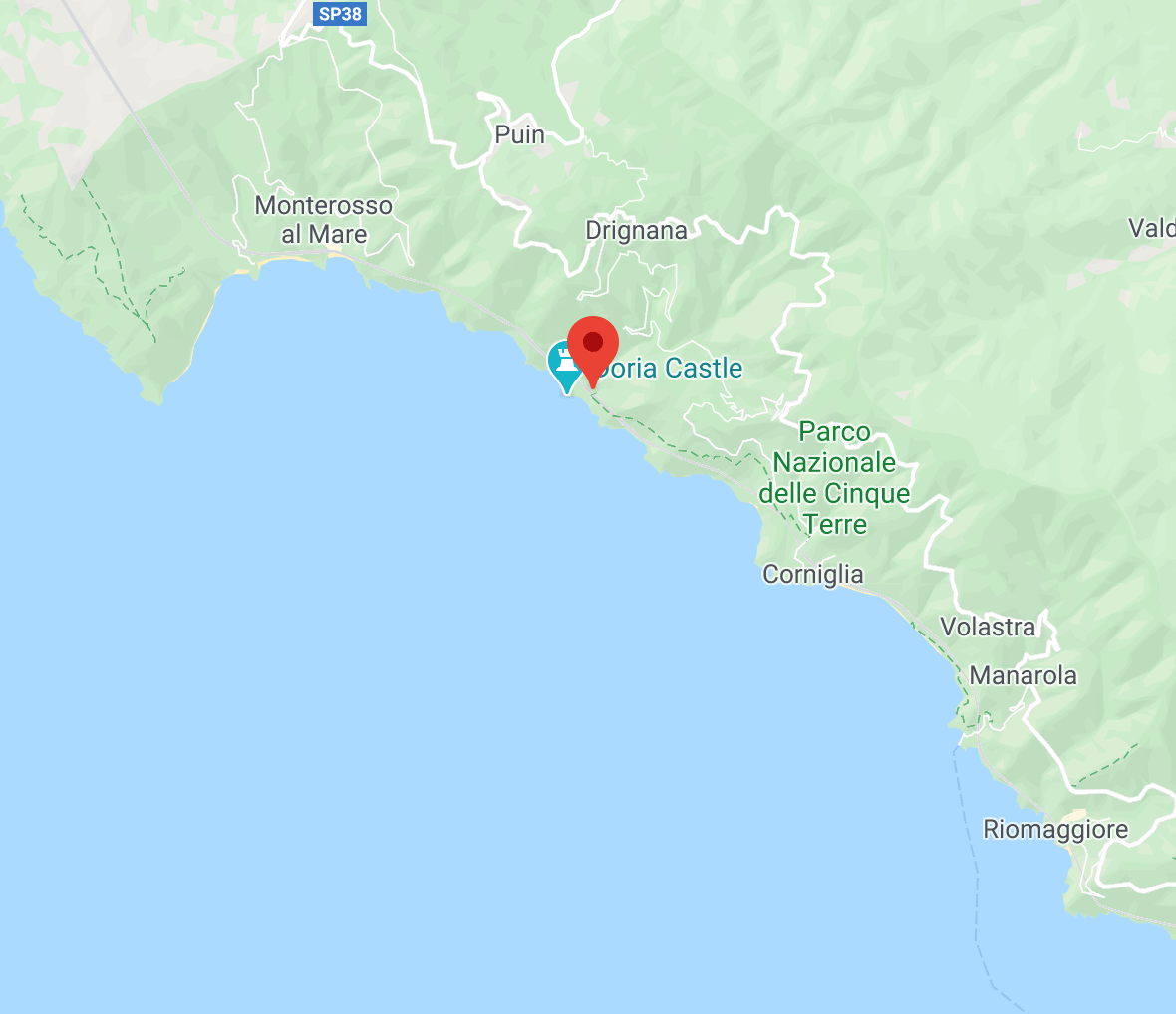 map of vernazza cinque terre italy
