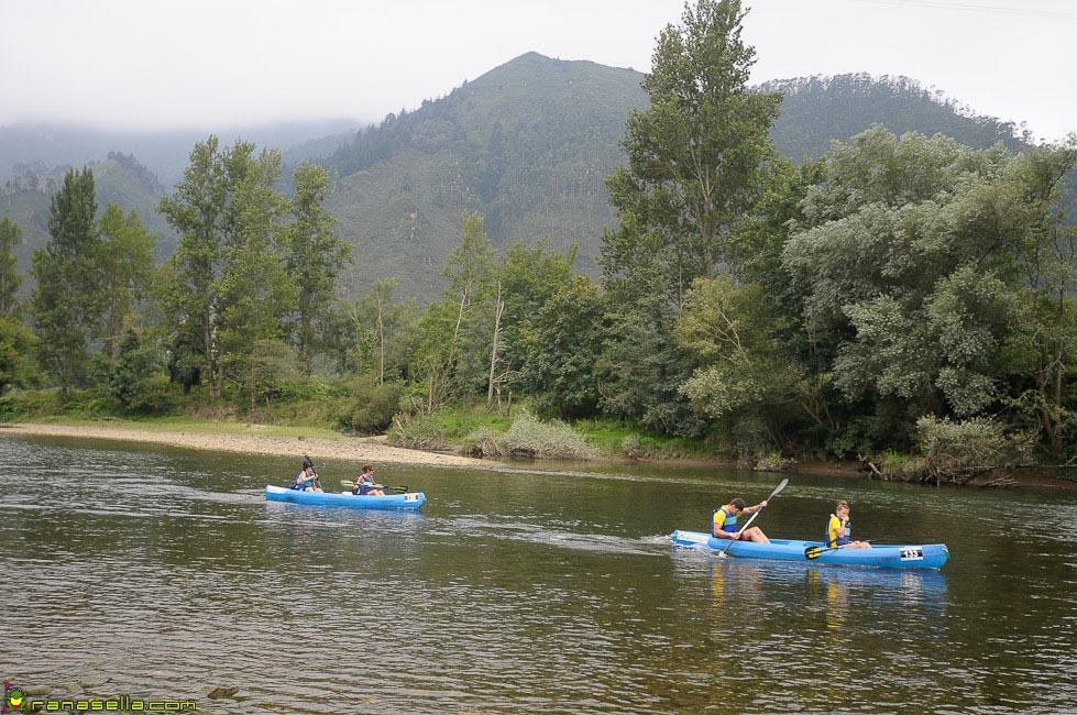 canoe on the sella river