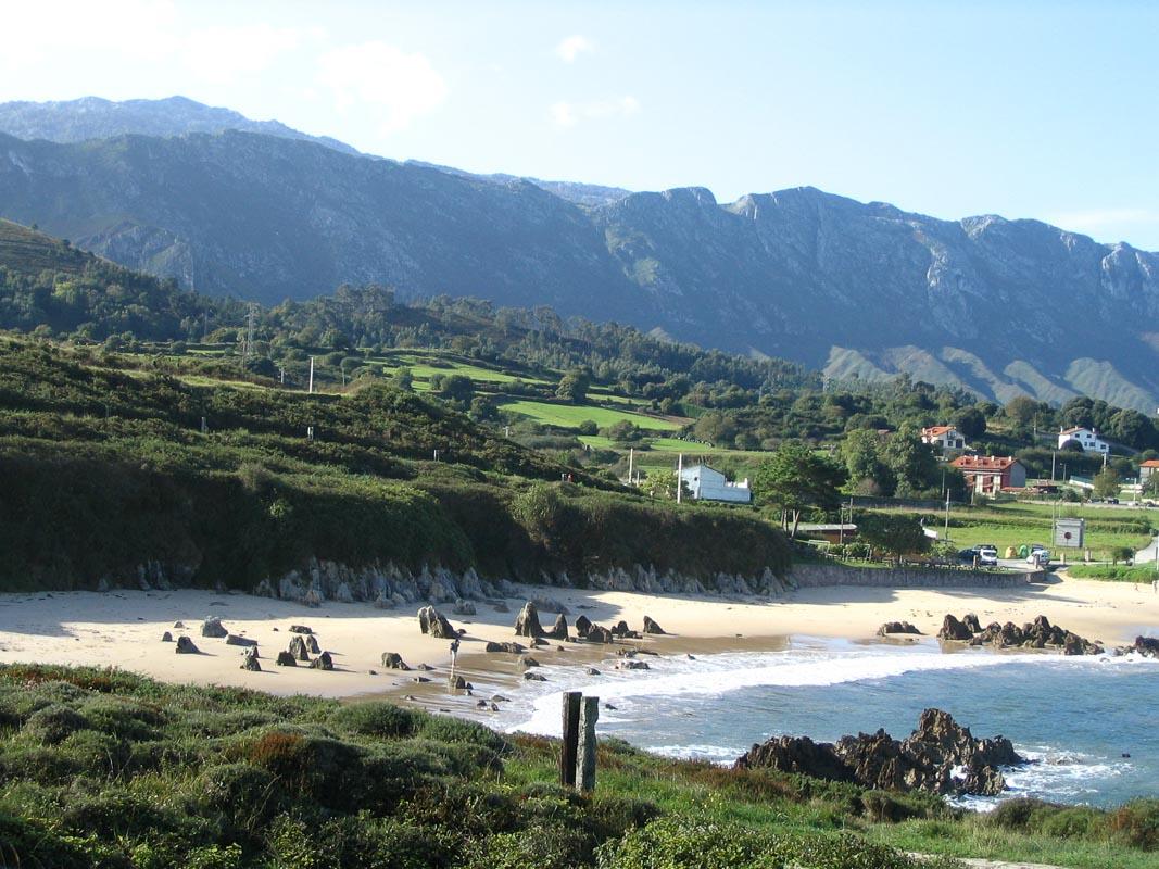 playa de toro in asturias spain