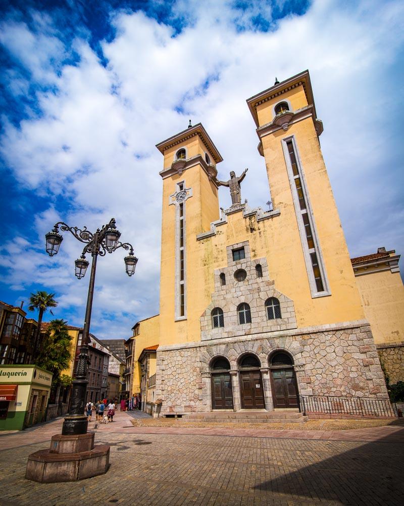 the main church in ribadesella