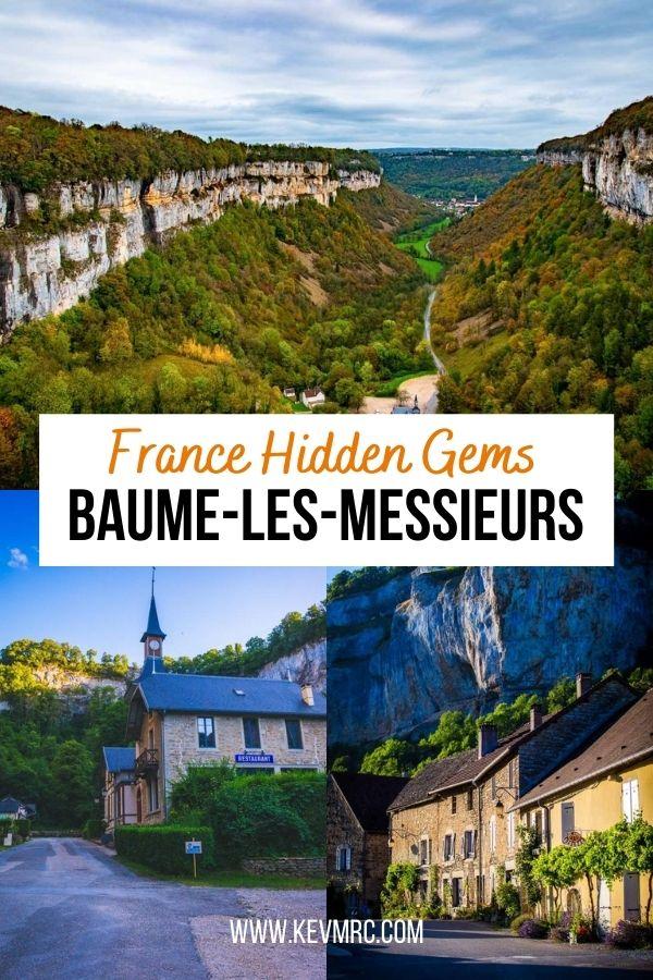 Best things to do & see in Baume-les-Messieurs. Baume-les-Messieurs is a medieval village in Jura France, listed as one of the most beautiful villages of France. There are plenty of things to do in the village, including seeing an epic waterfall. jura tourisme | jura france travel | vacances jura | randonnée jura | france travel guide | france travel destinations | france travel amazing places | france hidden gem | france countryside small towns | france countryside french country
