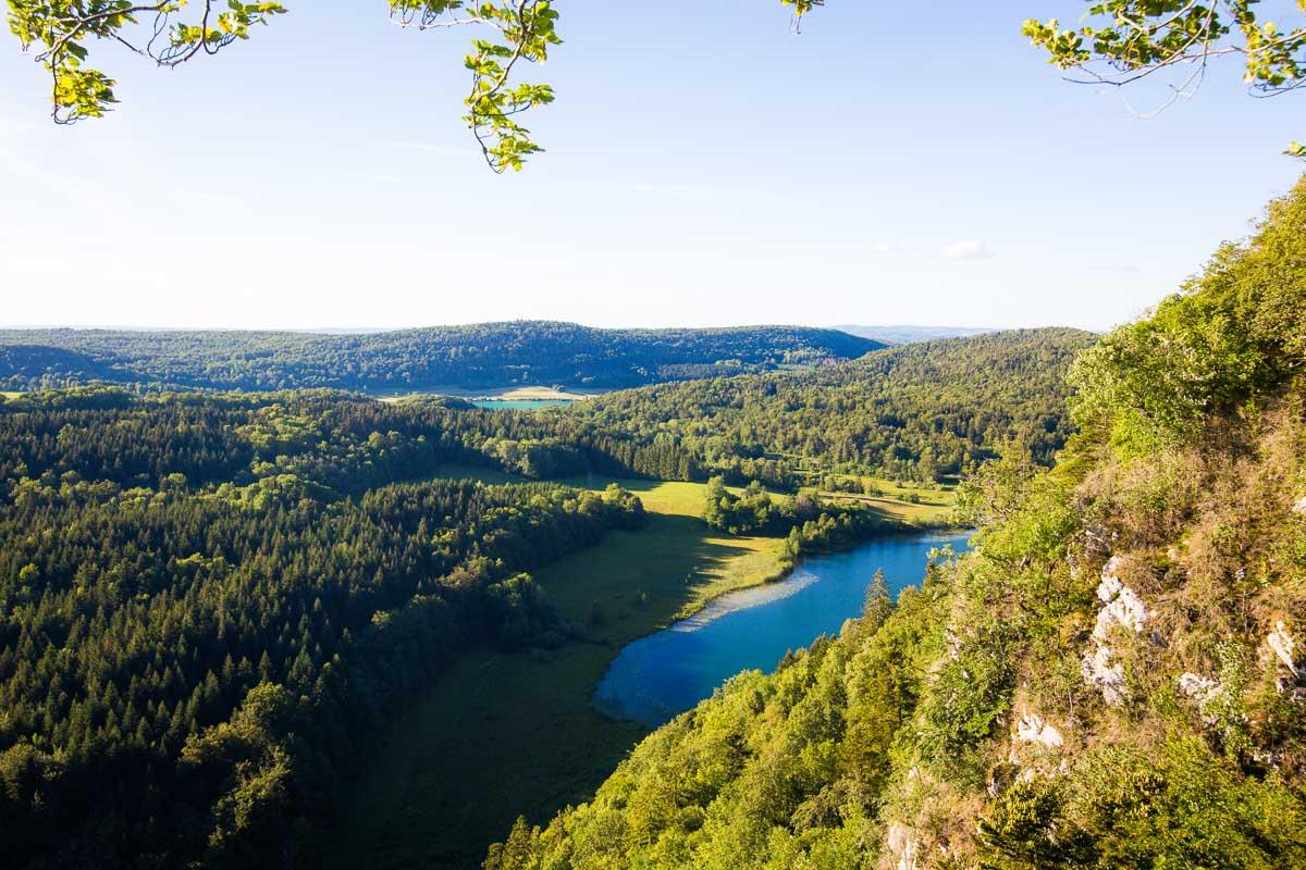 view from the belvedere des 4 lacs