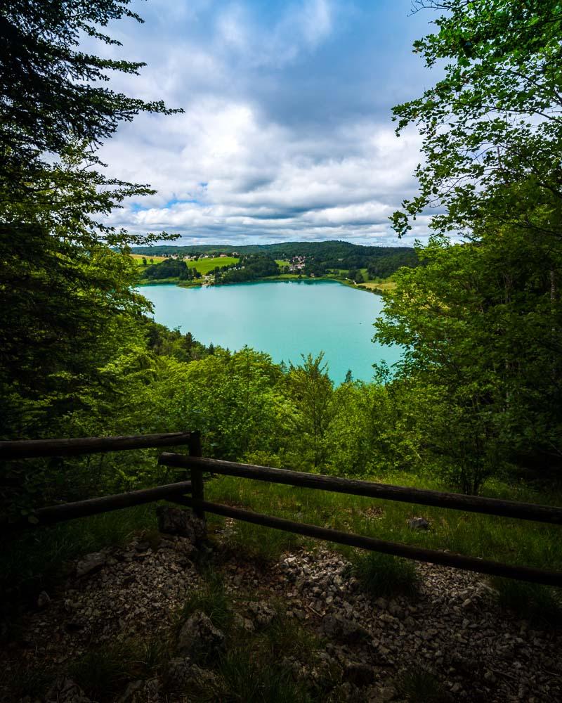 view of lac de narlay vertical version