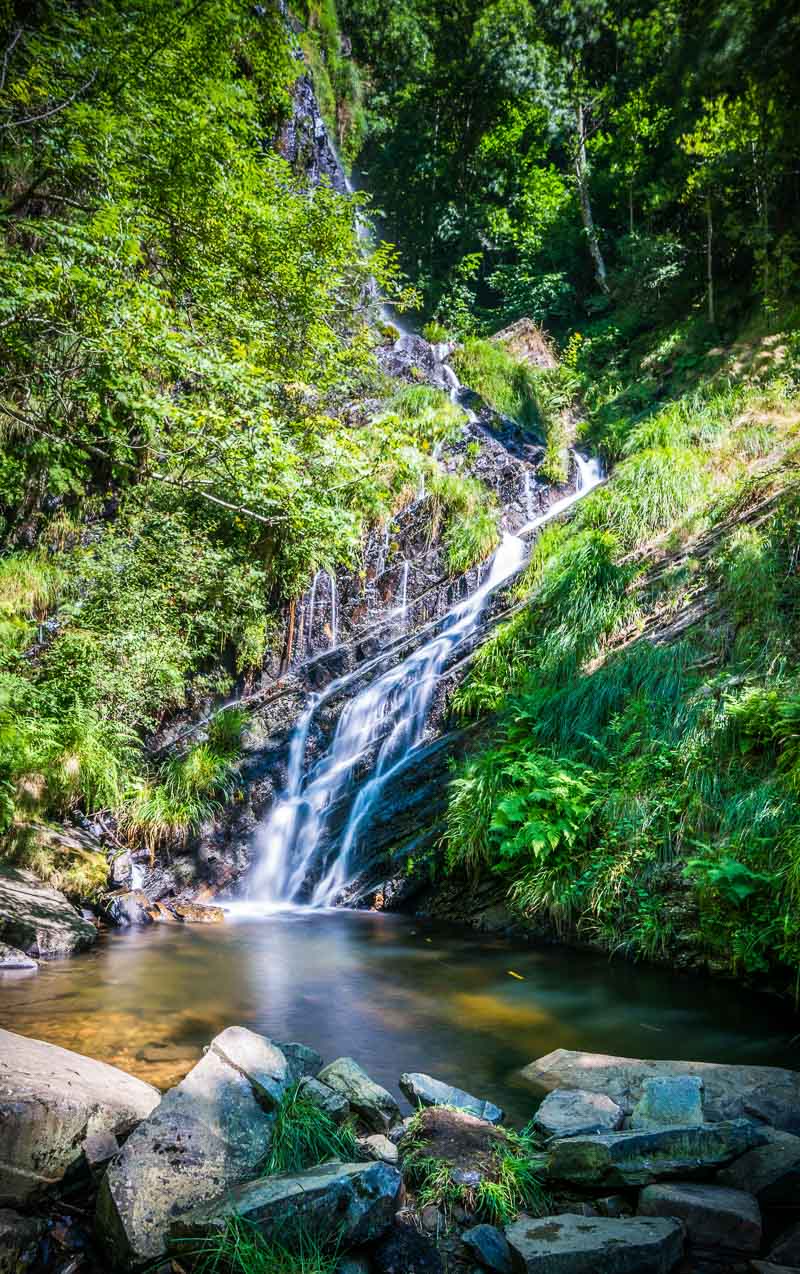 cascada seimeira on the seimeira hike asturias spain