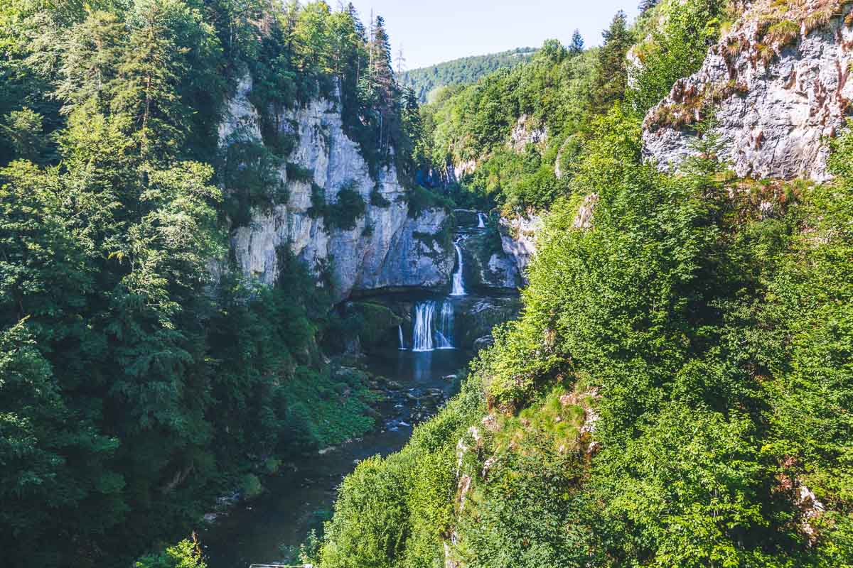 cascade de la billaude from second viewpoint