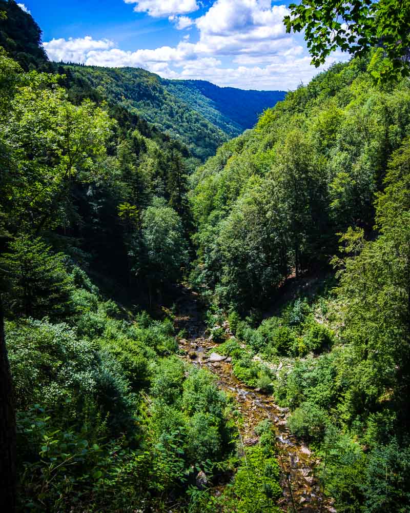 view over the herisson river