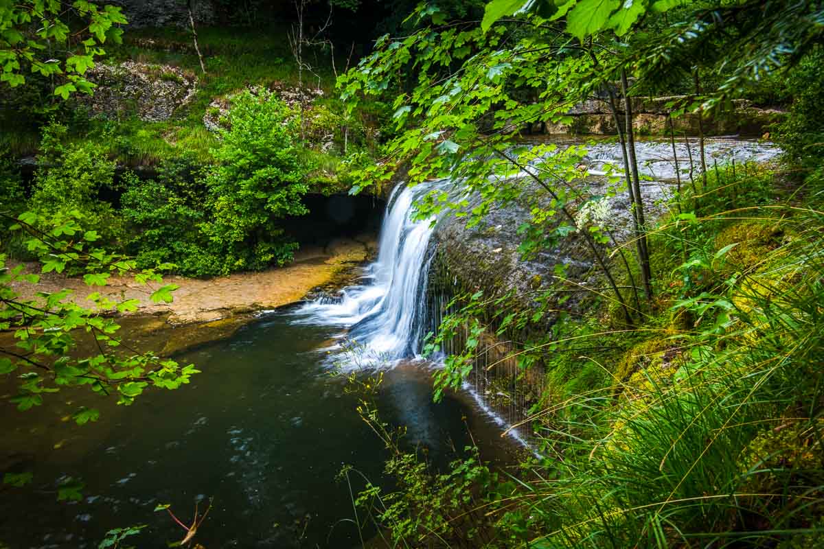 chateau garnier waterfall from above