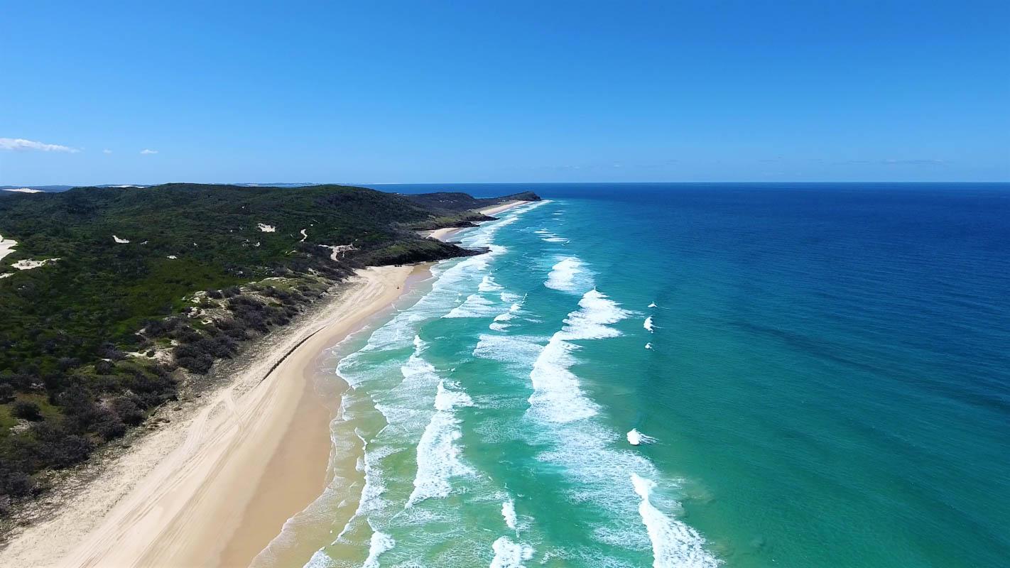 fraser island is a one of the most famous places in queensland