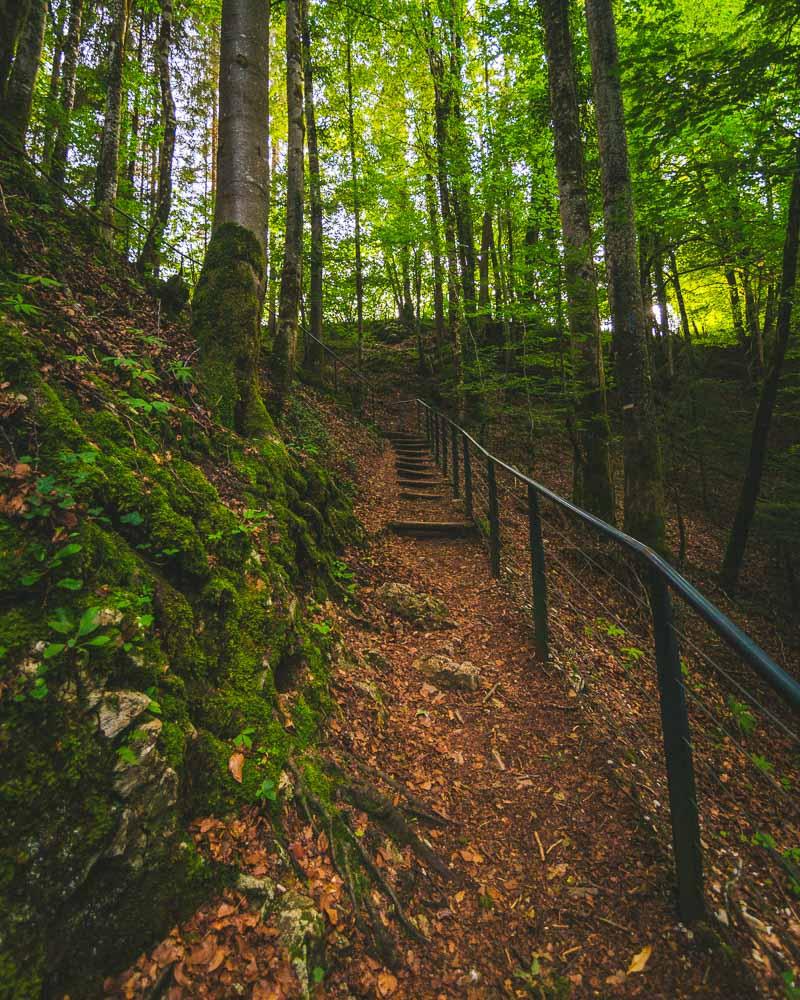 hiking trail gorges de la langouette