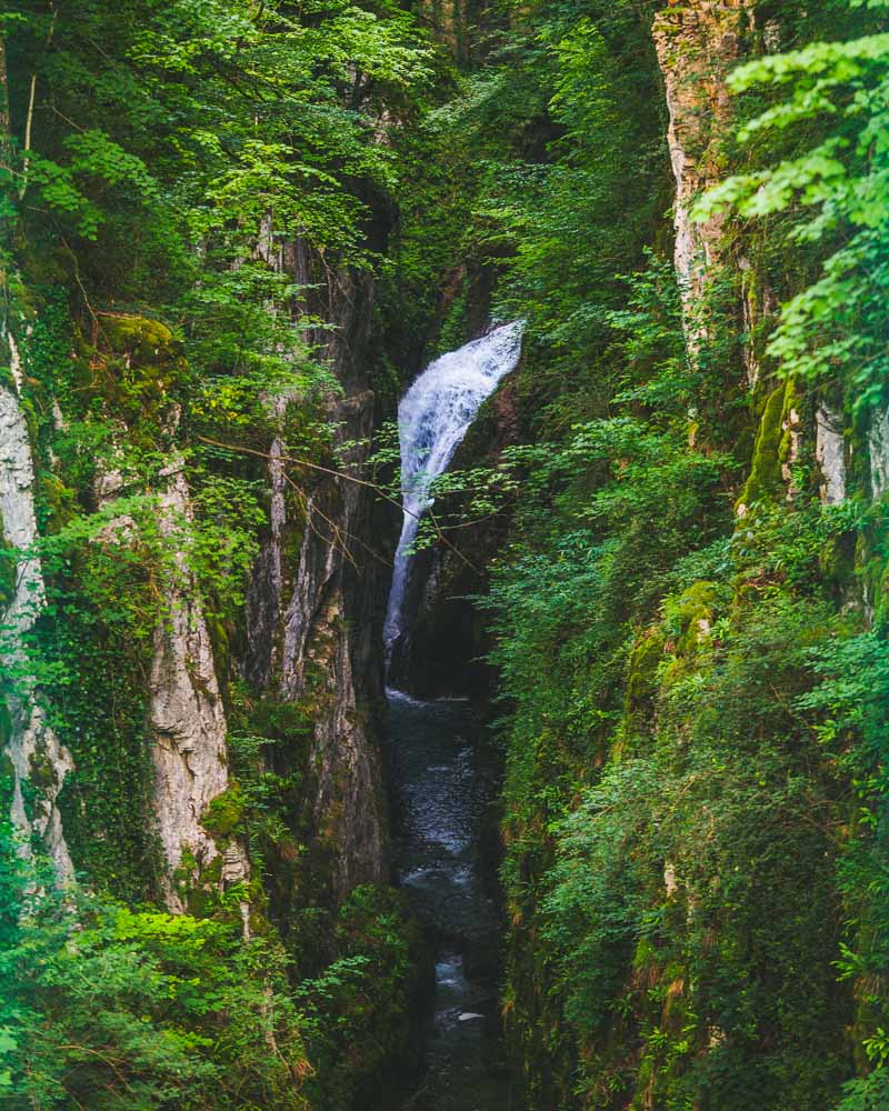 first view of the gorges de la langouette zoomed more