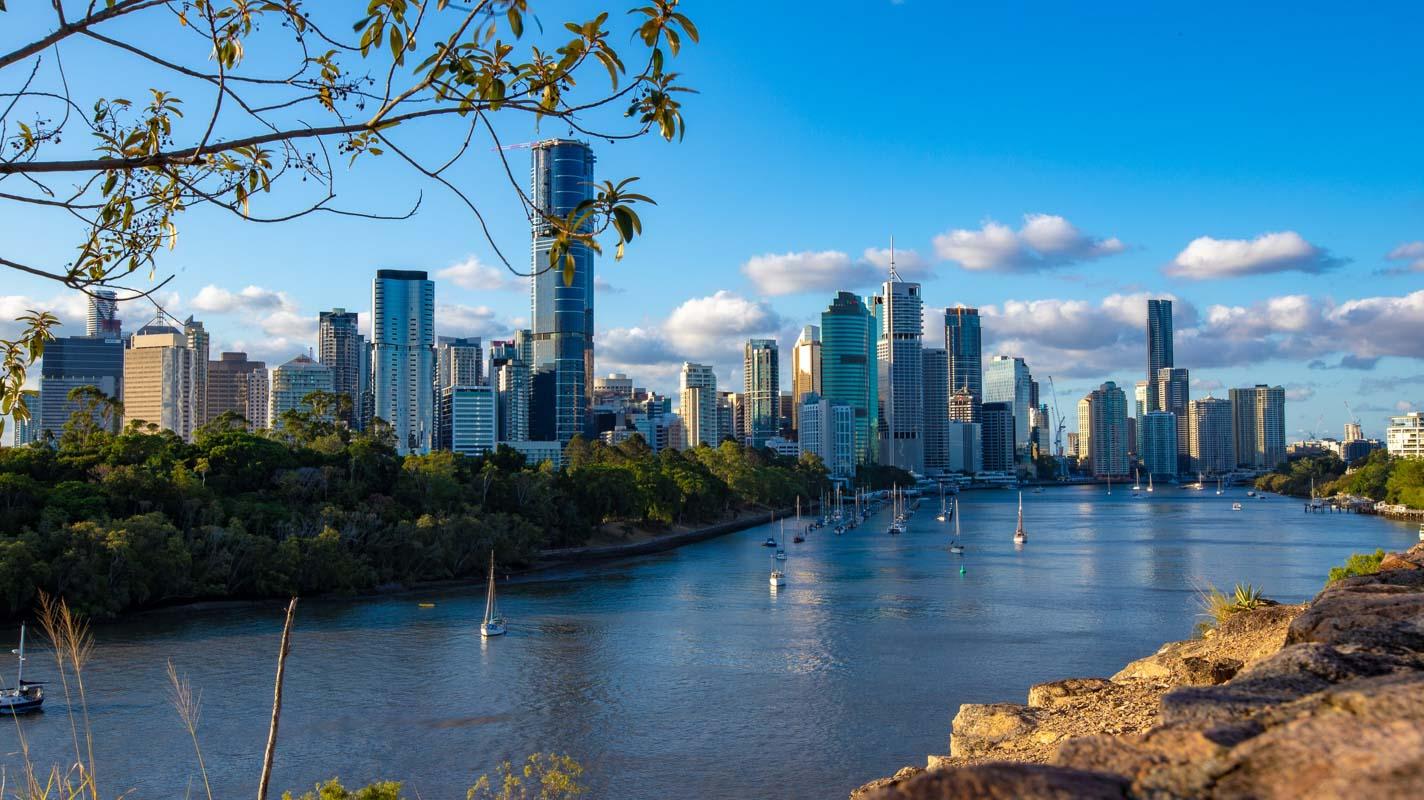 kangaroo point cliffs parks in brisbane australia