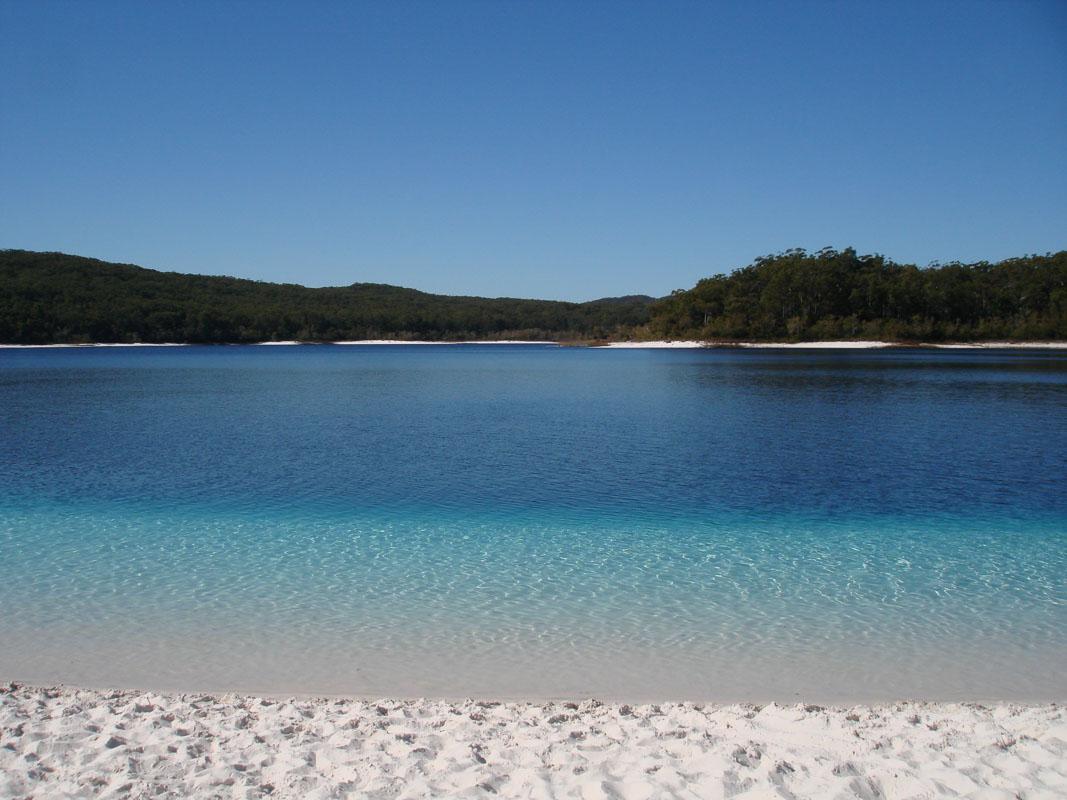 lake mckenzie is one of the top natural landmarks in queensland