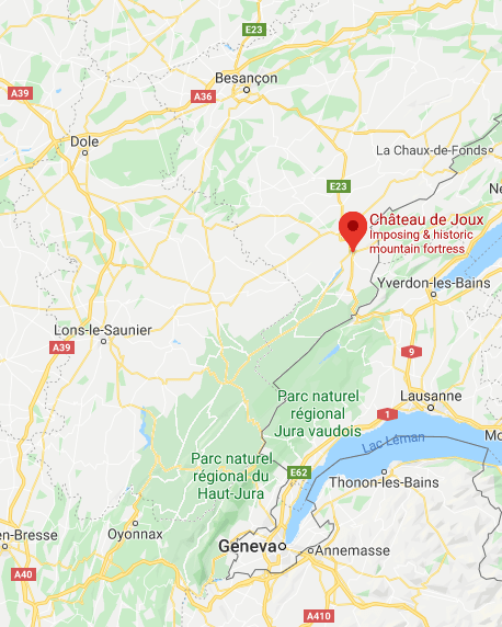 map fort de joux