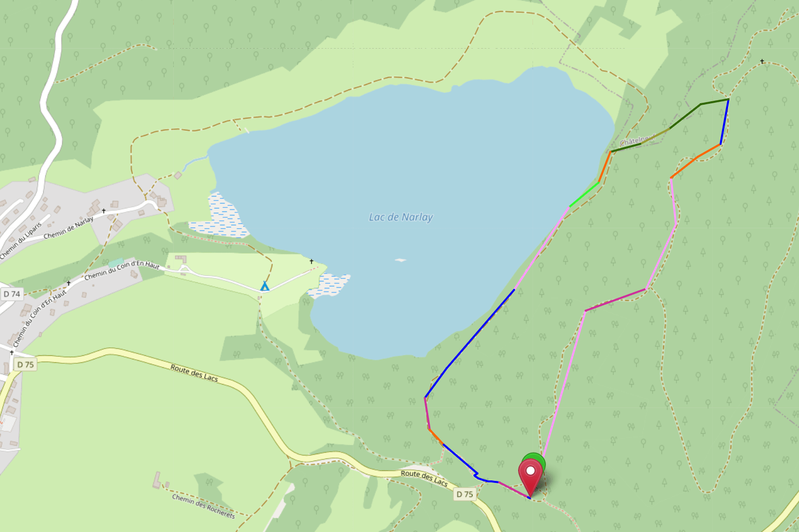 map hike belvedere du mont des ifs