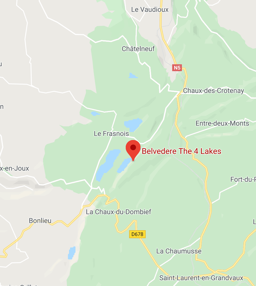 map of belvedere des quatre lacs