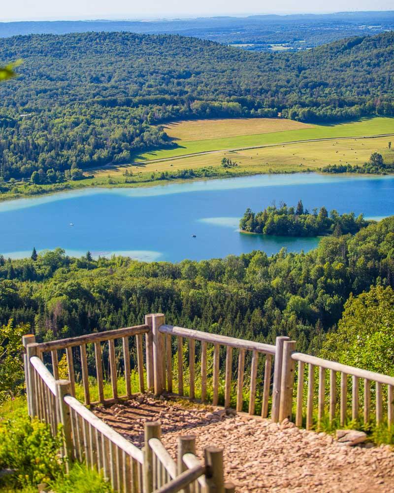 the viewpoint of pic de l'aigle