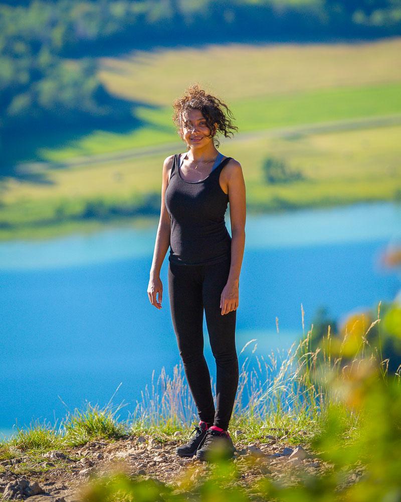 smiling nesrine above the 4 lacs jura