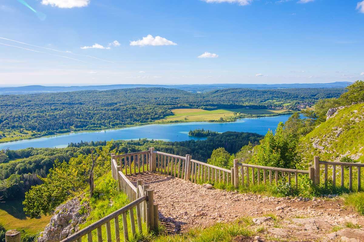 the pic de l'aigle viewpoint jura france