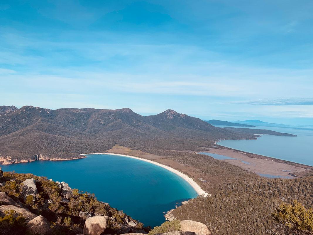 wineglass bay is a one of the best tasmania places of interest