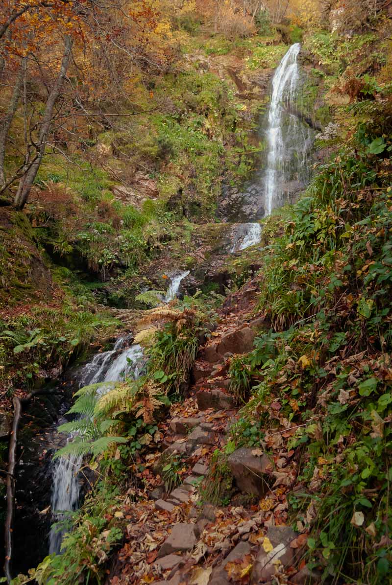 xiblu waterfall in asturias spain