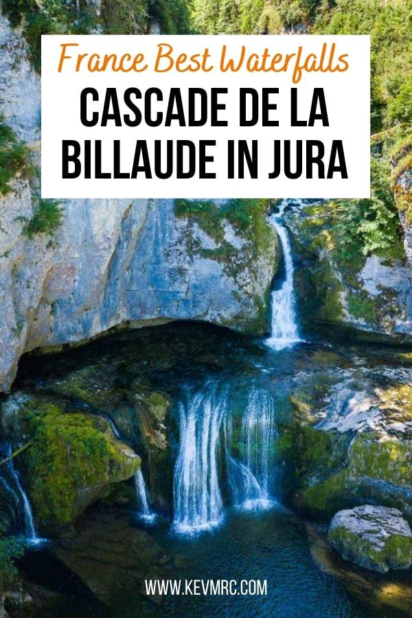 The Cascade de la Billaude in Jura France is a double waterfall, and definitely one of the most beautiful waterfalls in Jura. There are multiple viewpoints to see the waterfall from above, and you can even hike all the way down to the waterfall itself. jura tourisme | jura france travel | vacances jura | randonnée jura | france travel guide | france travel destinations | france travel amazing places nature | france hiking trails | hiking france | cascades france 