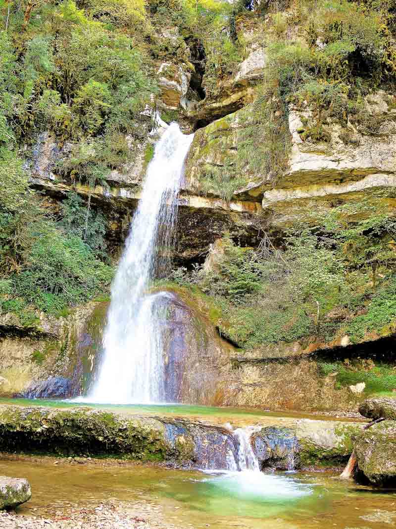 cascade du moulin de vulvoz jura