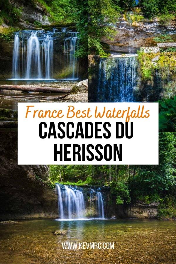 Les Cascades du Hérisson in Jura France. Les Cascades du Hérisson are 7 waterfalls along the Herisson river in Jura, France. You can hike along the water and see all the waterfalls in half a day; it's one of the most popular things to do in Jura. Let's see everything you need to plan your trip there! jura tourisme | jura france travel | vacances jura | randonnée jura | france travel guide | france travel destinations | france travel amazing places nature | france hiking trails | hiking france | cascades france