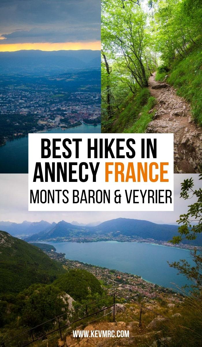 The Mont Baron & Mont Veyrier are 2 mountains in Annecy France, on the eastern shore of the lake. You can hike to Mont Baron, then go on a scenic balcony walk to reach Mont Veyrier. And of course, it offers a panoramic view of the lake and the mountains around. lake annecy france | annecy france things to do in | randonnée lac annecy | annecy france hiking | randonnée annecy | annecy tourisme | annecy paysage | lake annecy france beautiful places | que faire à annecy #hikingfrance #nature #annecy