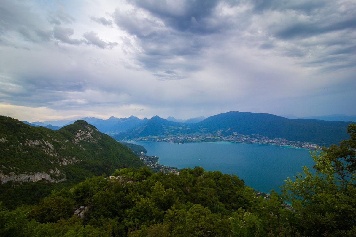 lac d'annecy from mont baron