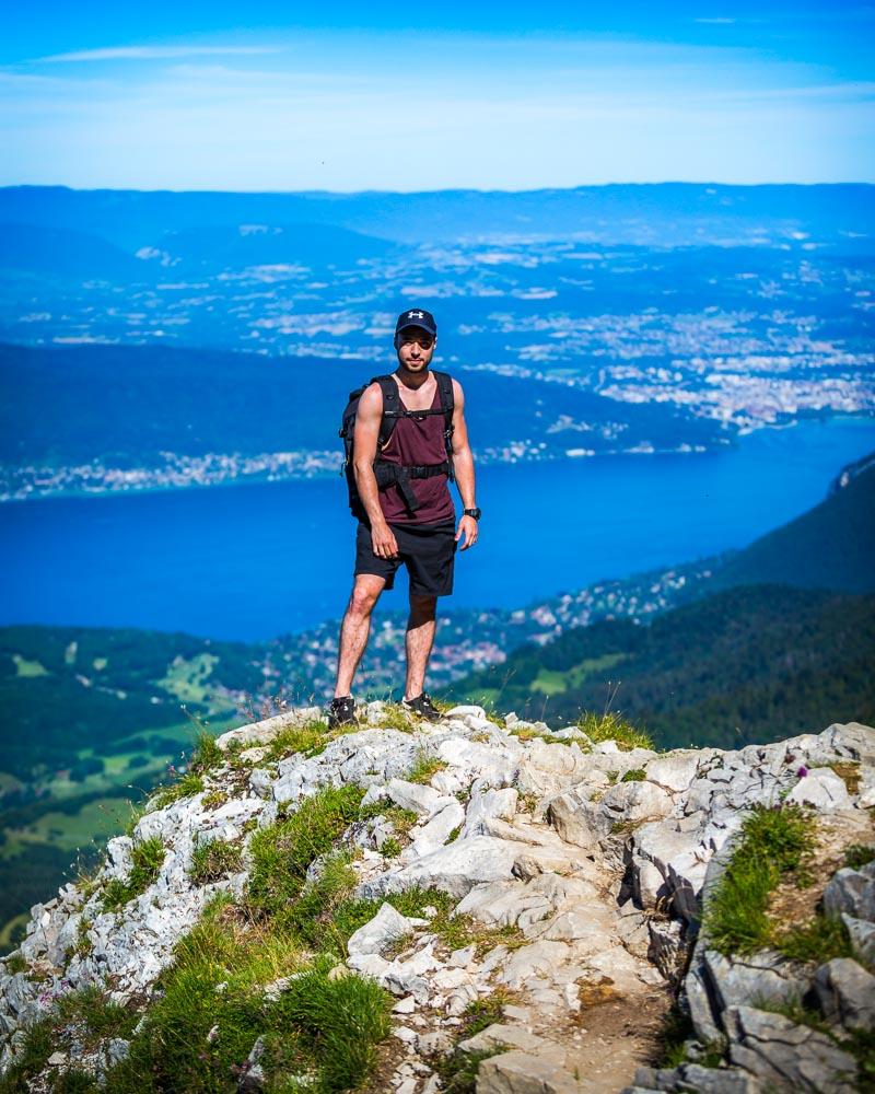 kevmrc on the randonnee de la tournette hike