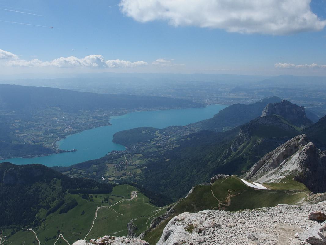 view from la tournette summit