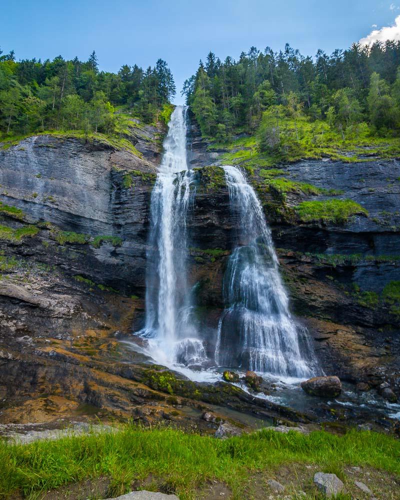 la cascade du rouget samoens