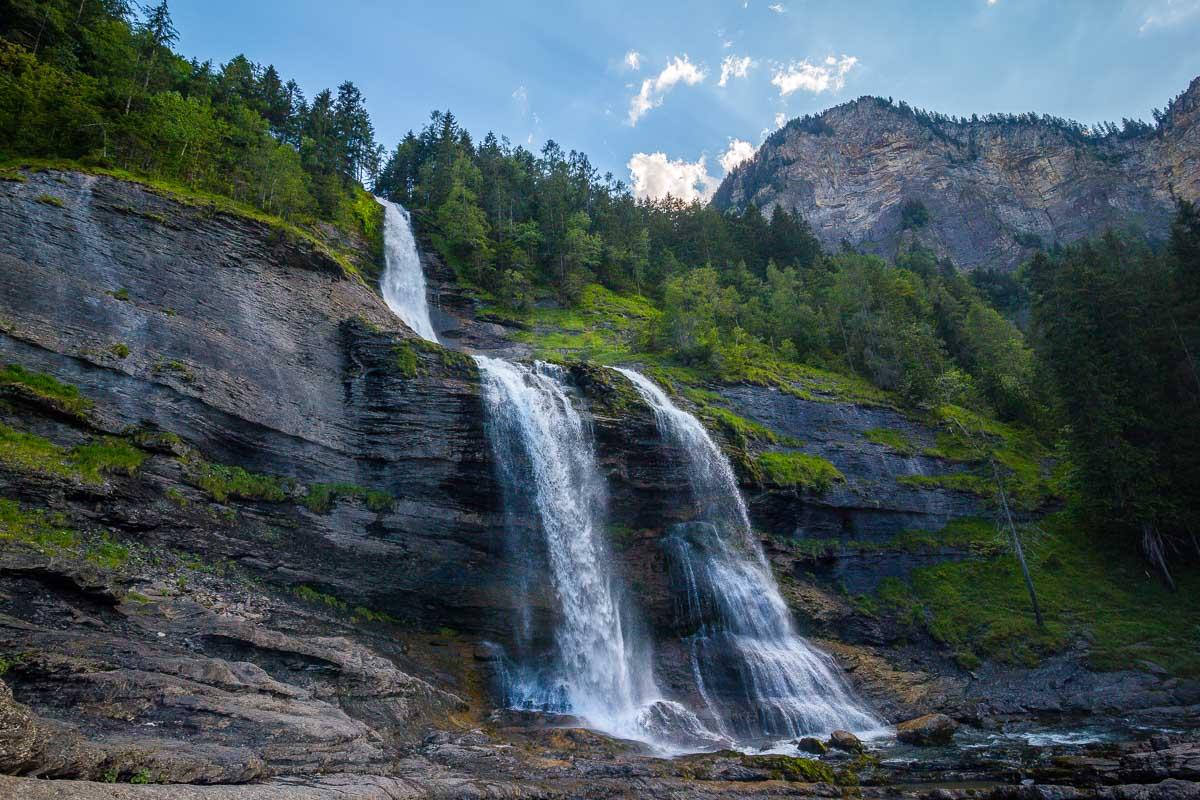 the cascade du rouget waterfall