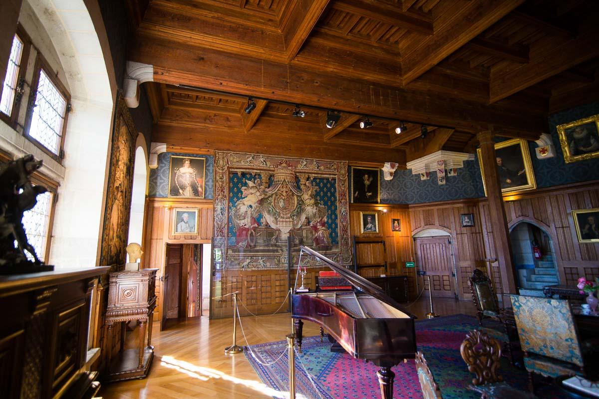 le grand salon chateau de menthon st bernard
