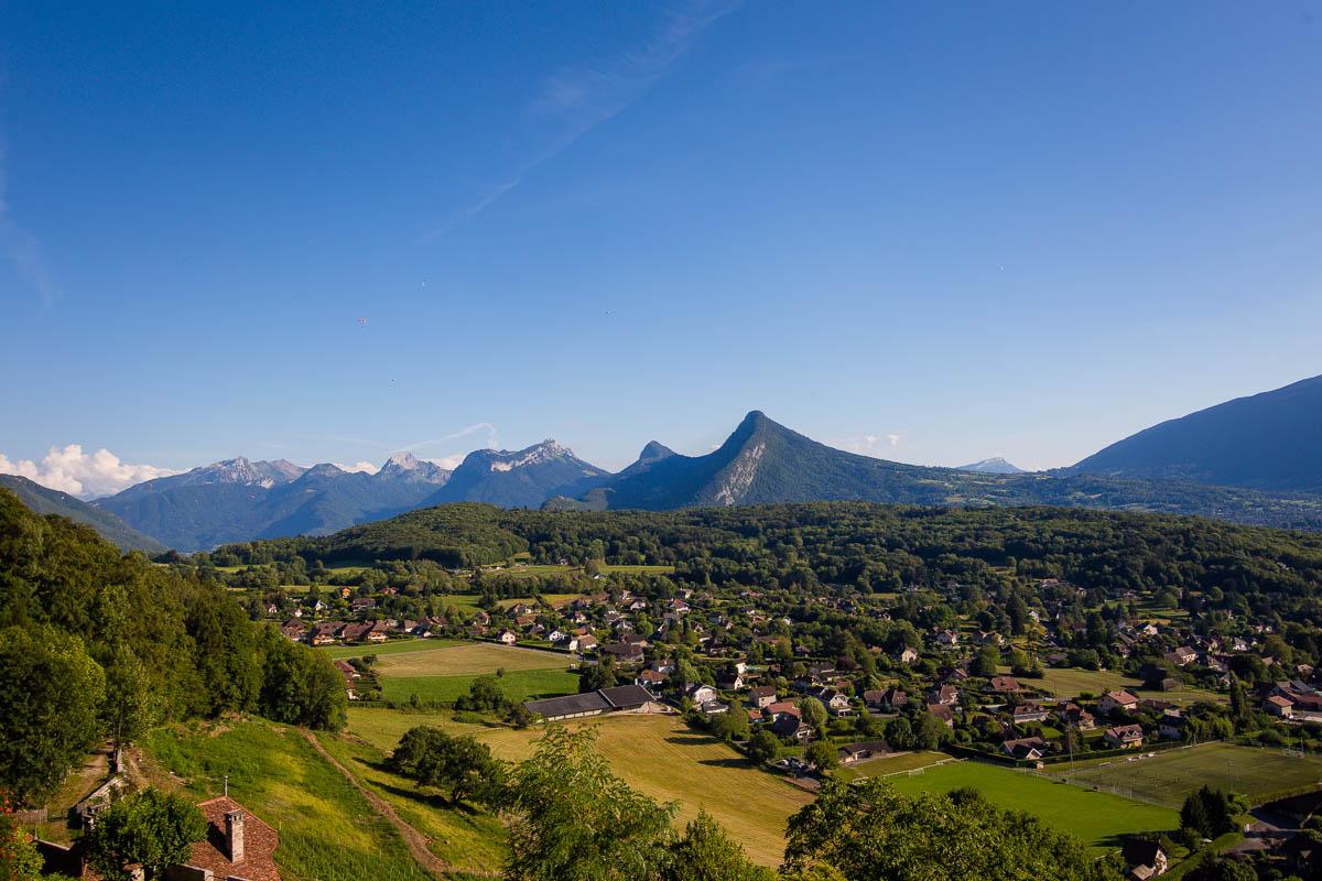 view from the castle