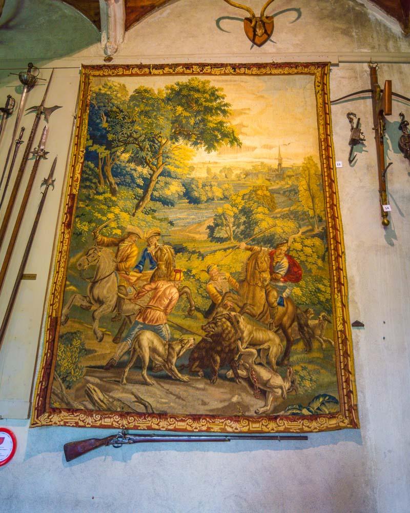 tapestry in salle des chevaliers