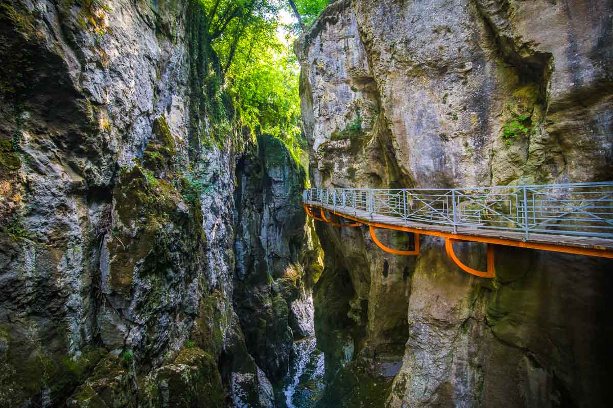 the gorges du fier annecy gorges walk
