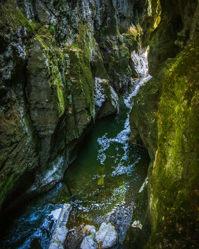 fier river in gorges du fier